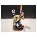 Vtg Clown Figurine