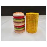 Hamburger & Corn Salt & Pepper Shaker Set