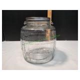 Anchor Hocking Pickling Barrel Canister Jar w/