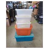 (5) Storage Totes w/ Lids