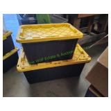 (2) Storage Totes w/ Lids