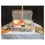 Tote of Youth Reading Books & Crafting Supplies