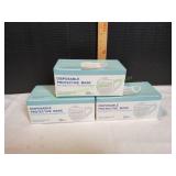 (3) Disposable Protective Mask 50ct (3) Disposable Protective Mask 50ct