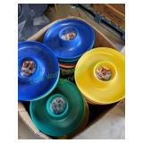 Lot of Great Plates & Turtleback Cup Holders Lot of Great Plates & Turtleback Cup Holders