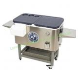 Tommy Bahama 100Qt Stainless Steel Rolling Cooler Tommy Bahama 100Qt Stainless Steel Rolling Cooler