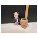 Bill Clinton Unibanger Koozie & Bull Clinton Bill Clinton Unibanger Koozie & Bull Clinton