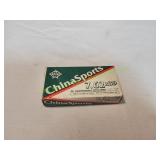 Norinco China Sports 7.62x39 122gr SP Steel 20ct Norinco China Sports 7.62x39 122gr SP Steel 20ct