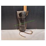 Vtg Leather Gun Holster Vtg Leather Gun Holster