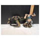 Sansker & Spawn the Clown Figures