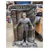 Life Size Frankenstein Monster Doorway Movie Prop