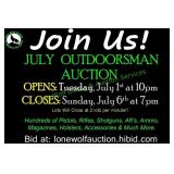 OUR OUTDOORSMAN FIREARMS & ACCESSORIES AUCTION