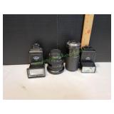 (2) Camera Lenses & (2) Flash Units