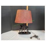 Art Deco Royal Haeger Greyhounds Dog Lamp