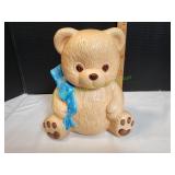 Vtg Brown Teddy Bear Cookie Jar
