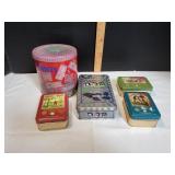 Vtg Game Tins