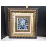 Vtg Framed Passion Flower by George Boutwell