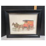 Vtg Framed In The Beginning by C. Don Ensor