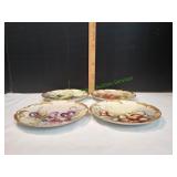 (4) Vtg Haviland Decorative Plates