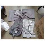 Lot of Mainstays Curtain Panels