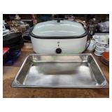 GE Roaster w/ Metal Pan