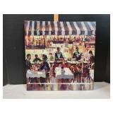 22x22 Brent Heighton Patio Dining Canvas Wall Art