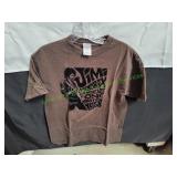 Vtg Jimi Hendrix T-Shirt, Brown, Sz Med