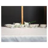 (6)Bristol Rose Point Fine China Teacups & More