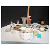 Lot of Vtg Vases, Platters & More