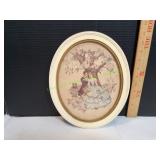 Vtg 9.5x11 Southern Belle Print