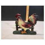 Cast Iron Rooster Napkin Holder