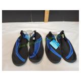 (2) Boys Swim Shoes Sz 1-2