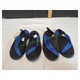 (2) Boys Swim Shoes Sz 1-2