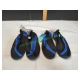 (2) Boys Swim Shoes Sz 1-2