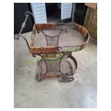 Wrought Iron Tea Cart