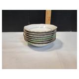 (7)Bristol Rose Point Fine China Dessert Bowls