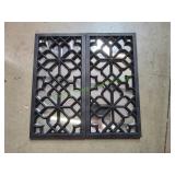 (2) 23.2x11.5 Decorative Mirrors
