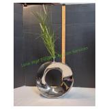 Decorative Donut Vase w/ Faux Grass