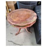 Vtg Round Side Table