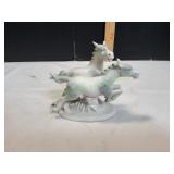 Vtg Gerold Porzellan Bavaria Galloping Horses