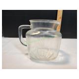 Federal Glass Star Clear Pitcher