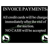 ALL CREDIT CARDS WILL BE CHARGED IMMEDIATELY