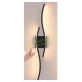 9" Black Modern LED Wall Sconce