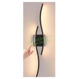 9" Black Modern LED Wall Sconce