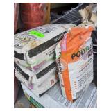 (7) Bag of Concrete Mix, Sand Grout & More