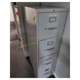 52" HON Metal 4-Drawer File Cabinet