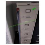 52" Filex Metal 4-Drawer Locking File Cabinet