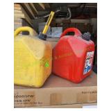 (1) 5-Gallon Gas Can & (1) 5-Gallon Diesel Can