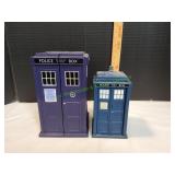 (2) Doctor Who Police Public Call Boxes (2) Doctor Who Police Public Call Boxes