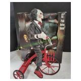 Saw Billy Puppet on Tricycle Saw Billy Puppet on Tricycle