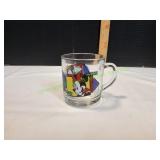 Vtg Mickey & Minnie Clear Glass Mug Vtg Mickey & Minnie Clear Glass Mug